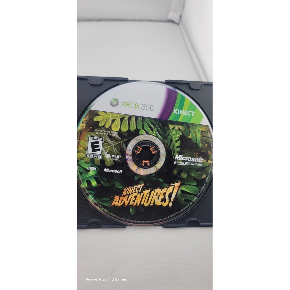 Kinect Adventures (Microsoft Xbox 360, 2010) Disc‎ Only Tested and Working Great